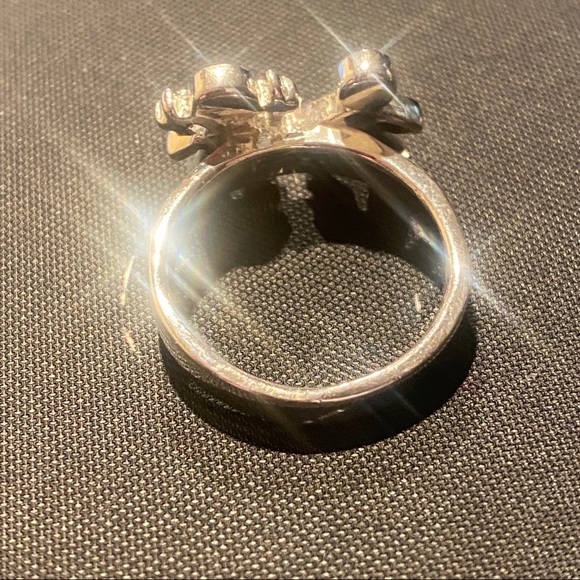 925 Solid Sterling Silver Boy Girl Mom Ring size 8 mother - Picture 2 of 4